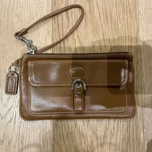 Coach Leather Wristlet